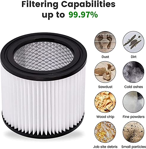 HEPA Vacuum Cleaner Replacement Filter Compatible with Shop