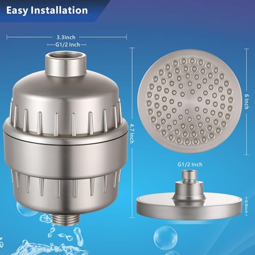 High Pressure Filtered Shower Head Set