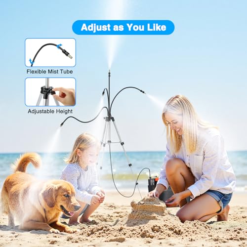 Portable Misting System with Standing