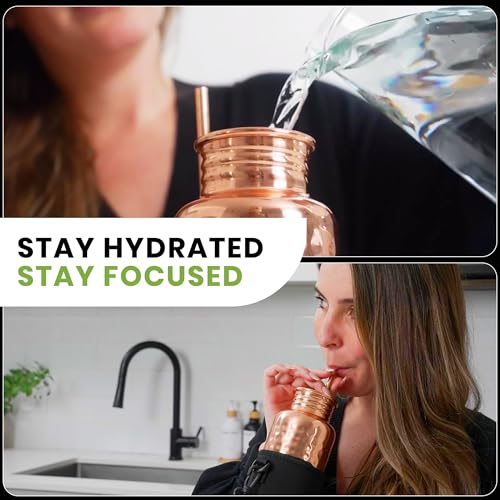 Copper Water Bottle for Drinking