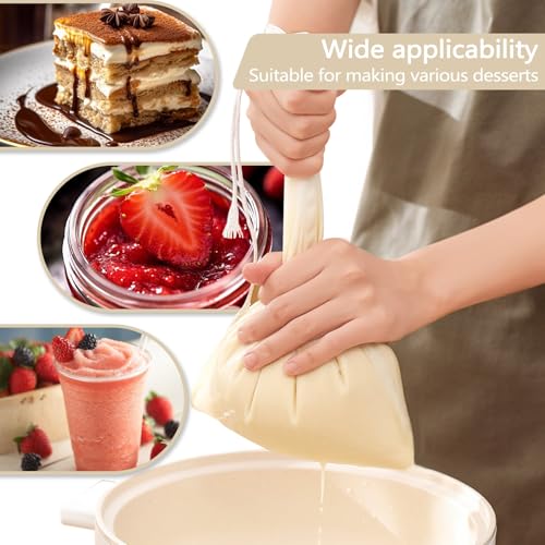 12 Pieces Milk Nut Bag Strainer 7" x 11" (12 Count)