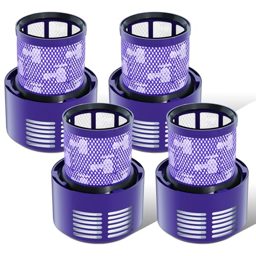 Vacuum Filter Replacement Parts Compatible with Dyson Cyclone V10 Series (4 Count)