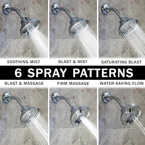 Massage Shower Head With Mist