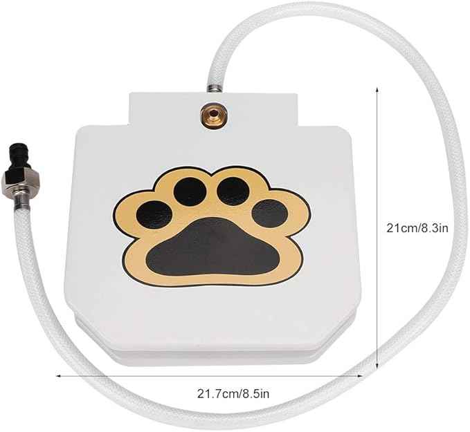 Dog Water Fountain Step On Toy,Easy Paw Petal Activated Dog Steps Eco-Friendly Pet Water Fountain Drinking Pet Dispenser Dog Water Sprinkler,Automatic Water Dog Fountain for Big/Small Dogs