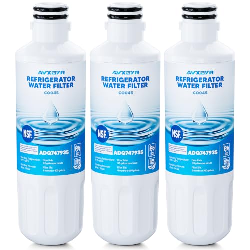 ADQ747935 Water Filter Replacement for LG Lt1000P (3 Count)