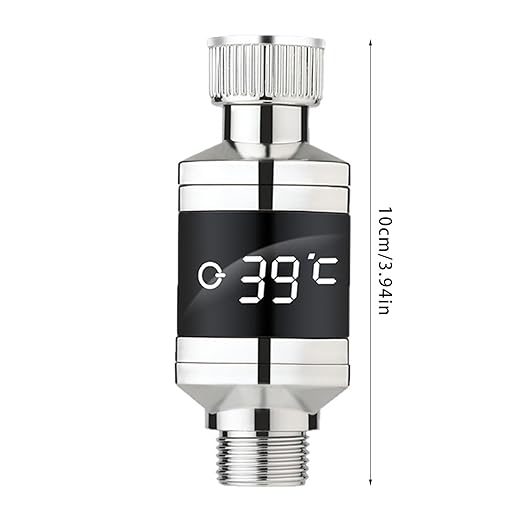 Digital Bathroom Thermometer for Hot Tubs and Shower Faucets – LED Display Water Temperature Tester with Smart Safety Alerts for Baby Bathing and Shower Safety,2pcs