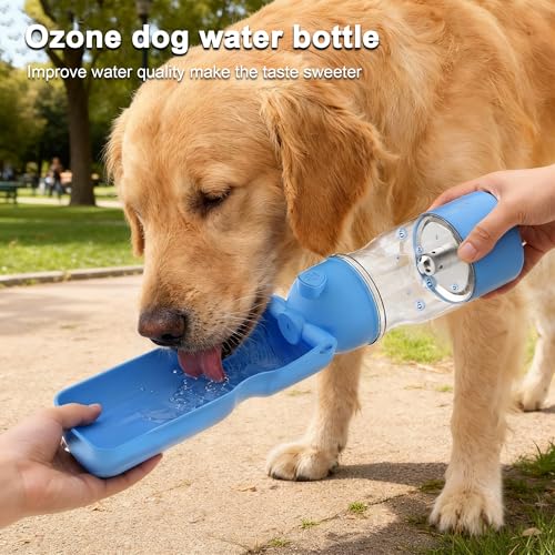 Portable Dog Water Bottle with Ozone Purification