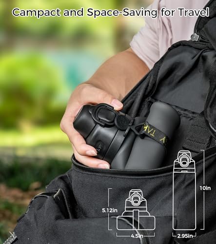 Collapsible Water Bottles with Straw for Travel