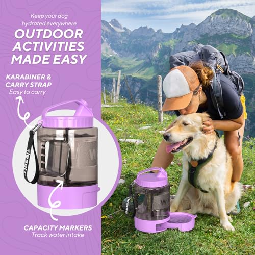 Dog Water Bottle Portable Travel (77 Fl Oz)