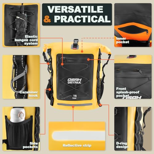 Waterproof Backpack Dry Bag 35L