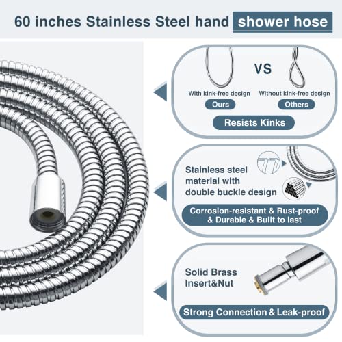 High Pressure Dual Shower Head Combo