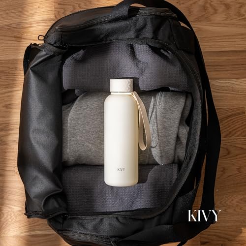 Slim Water Bottle 22oz [Lightweight & Shatterproof] Leak Proof Bottle for Women & Men