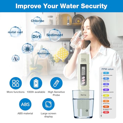 TDS 3 Button Digital Water Quality Test Meter with Temperature Test Function