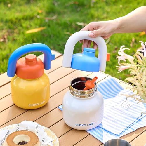 Water Bottle with Straw and Carry Handle 33oz