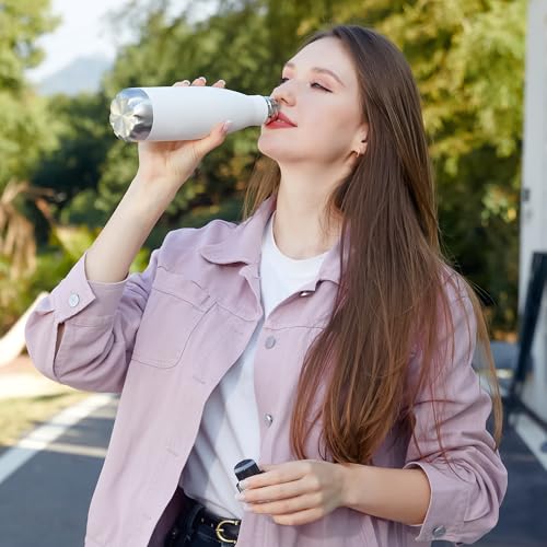 17oz Sport Water Bottle Vacuum Insulated Stainless Steel Leak