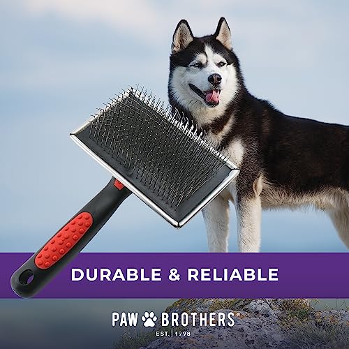 Paw Brothers Professional Grade Extra Long Slicker Brush