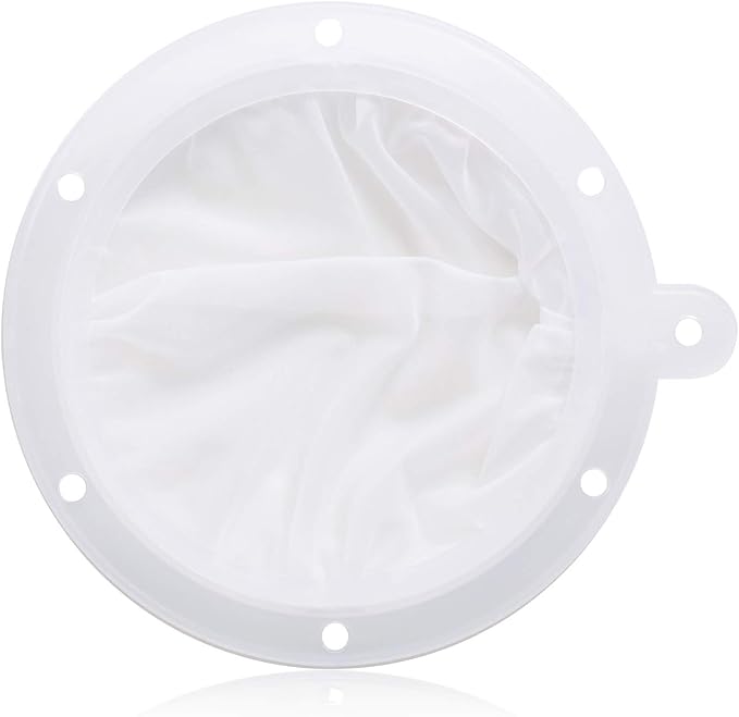 5.5-Inch Premium Food Filter Strainer, 200 Mesh Food Grade Filter Mesh, Tritan BPA Free Strainer Compatible with 5 Inch Kitchen Funnels, Ideal for Filtering Coffee, Juice, Oils, Wine, Soy Milk
