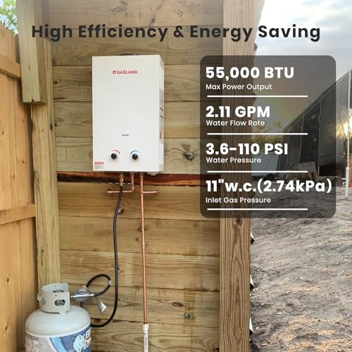 BS211 Outdoor Portable Propane Water Heater