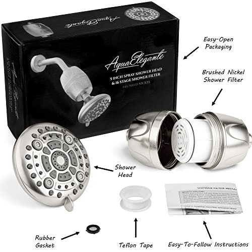 Shower Head & 16 Stage Filter