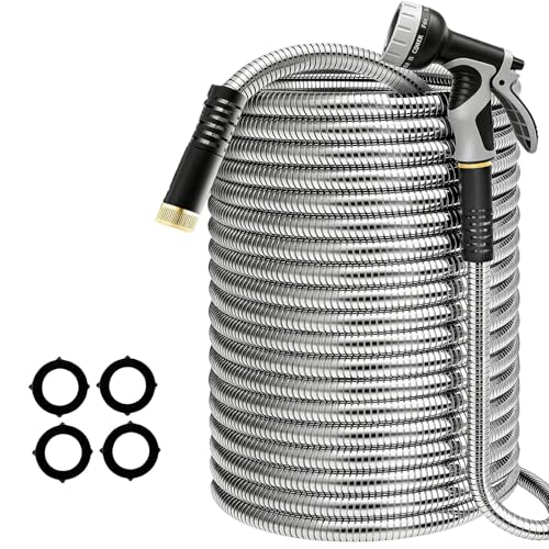 200ft Heavy Duty Stainless Steel Garden Hose
