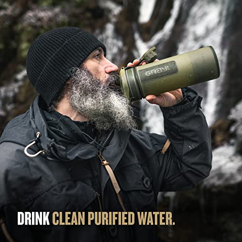 GeoPress 24 oz Water Purifier & Water Filter Bottle