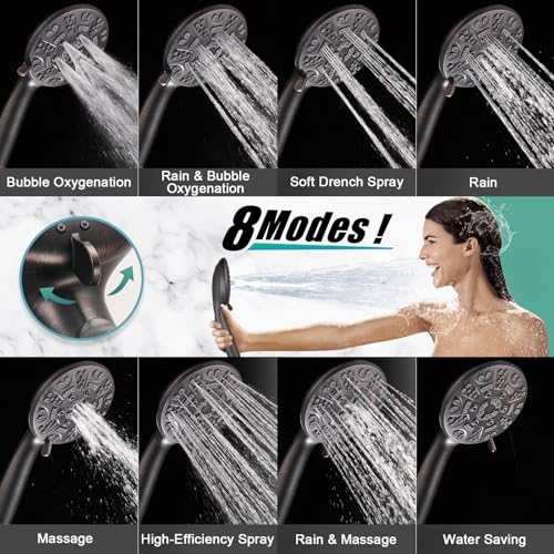 8 Setting Handheld Shower Head