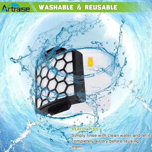 6 Pack Filter Replacement for Shark ZU102 ZU100 Navigator Rotator Vacuum (9 Count)