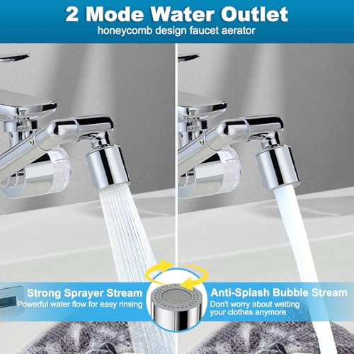 1440º Sink Water Filter Faucet Extender Telescopic (8 Count)