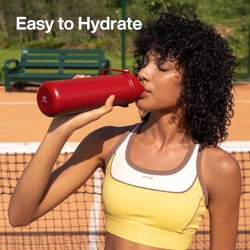 Insulated Water Bottle with Straw Stainless Steel Water Bottle