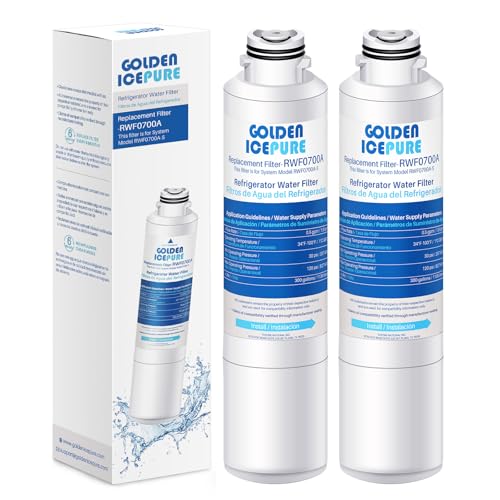 RWF0700A Refrigerator Water Filter Replacement for Samsung DA29 (2 Count)