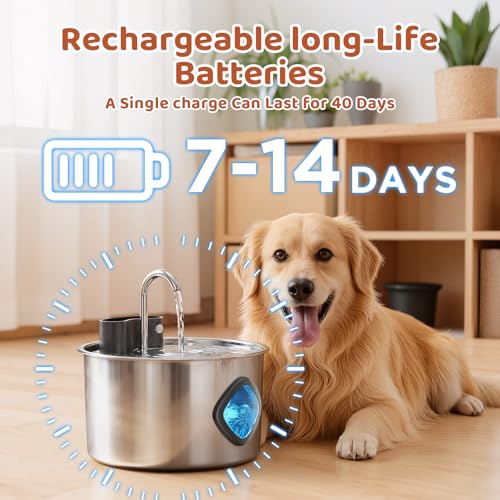3.2L Wireless Pet Water Fountain