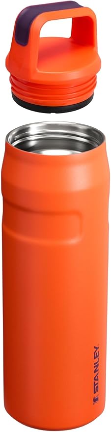 Stanley IceFlow Cap and Carry Water Bottle | Wide Mouth Twist Lid | Lightweight & Leakproof for Travel & Sports | Insulated Stainless Steel | BPA-Free