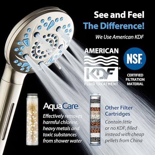 High Pressure 10 Spray Mode Filtered Showerhead