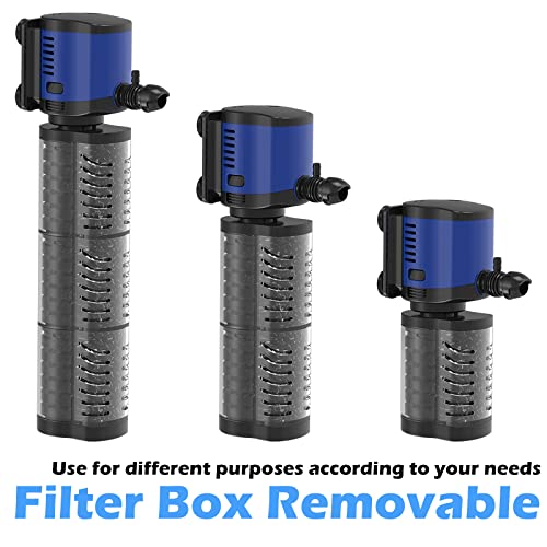 Aquarium Filter Powerful 260GPH for 35