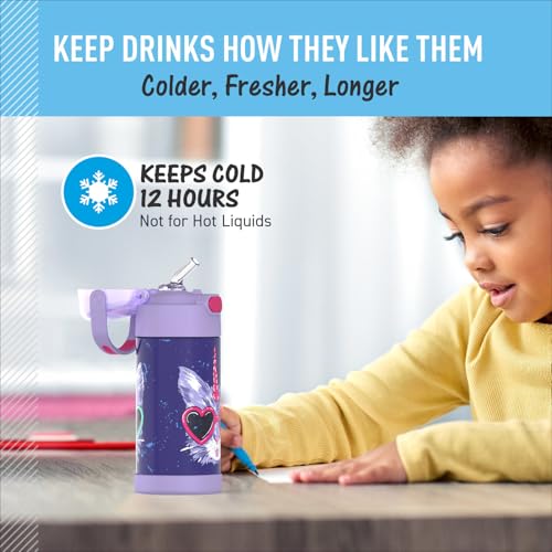 FUNTAINER Water Bottle with Straw