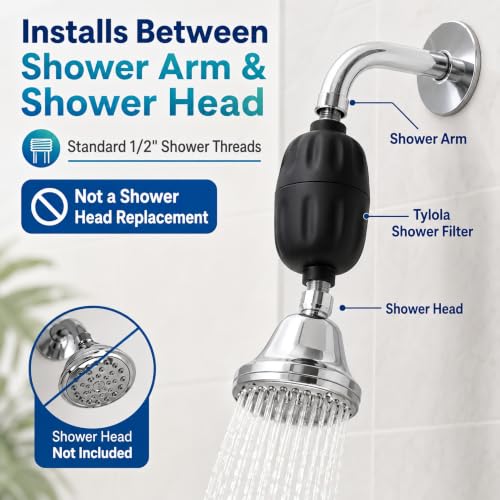 Vitamin C Shower Filter for Hard Water