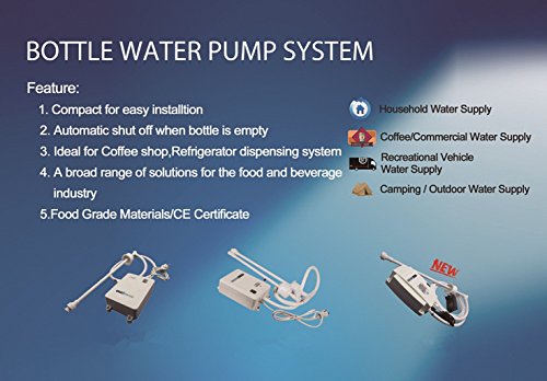 Bottled Water System with singel water inlet Bottled Water Dispenser one Tube for Refrigerator Ice