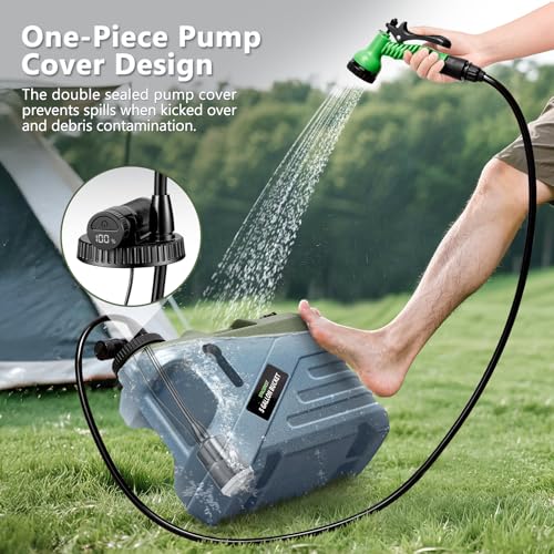 Portable Shower for Camping with Integrated Design