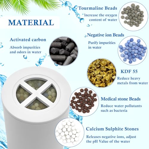 A01 Shower Filter Compatible with Afina Filtered Shower Head (2 Count)
