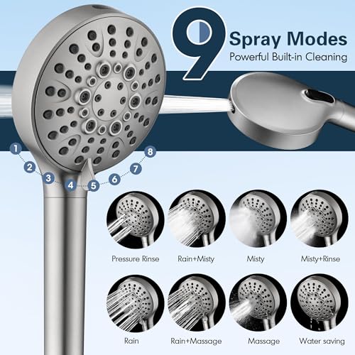Filtered Shower Head with Handheld