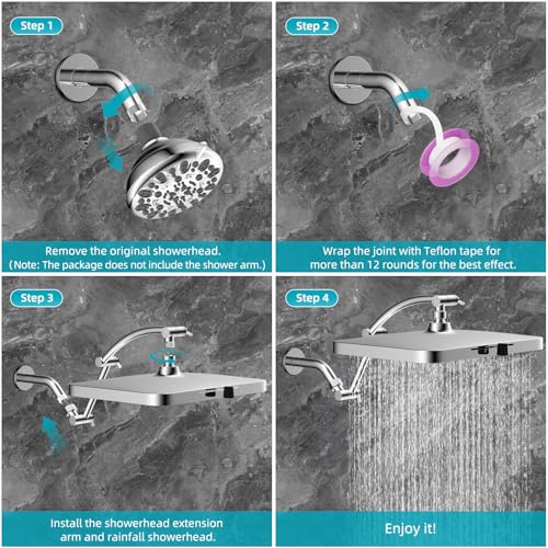 5 Spray Modes Shower Head