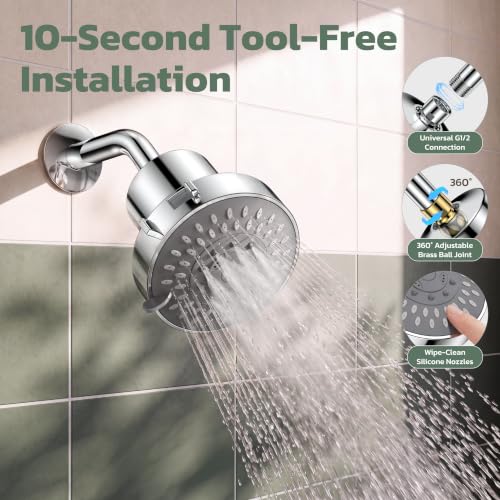 High Pressure Filtered Shower Head