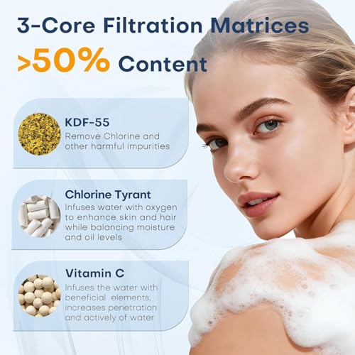 4 Pack Shower Filter for Handheld Shower Head (4 Count)