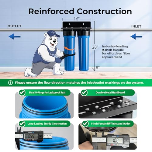 WGB22B 2 Stage Whole House Water Filtration System