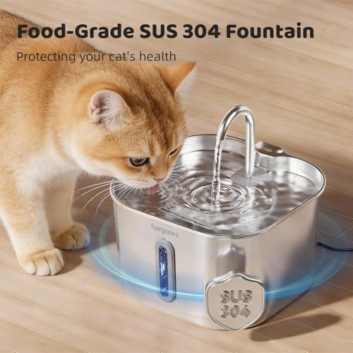 Cat Water Fountain Stainless Steel