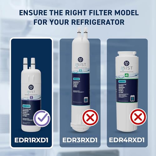 Water Filter Replacement for Everydrop Filter 1 EDR1RXD1 (2 Count)
