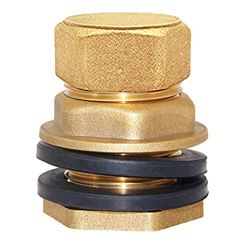 Brass Bulkhead Fitting with Plug 3