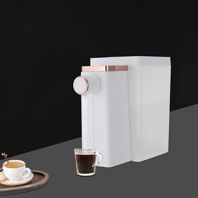 Water Dispenser, Adjustable Instant Hot Water Dispenser, 1.6L Electric Tea Kettle with Lock & Night Lights, 2100W Portable Countertop Water Filter System Large Water Boiler Maker for Homes, Offices