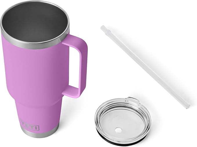 YETI Rambler 42 oz Straw Mug, Vacuum Insulated, Stainless Steel, Desert Bloom