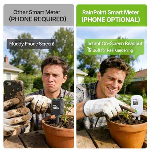 Smart Digital Wireless Plant Moisture Meter Houseplant Indoor